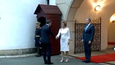 Premierul Moldovei, Dorin Recean a fost primit la Palatul Elisabeta de Majestatea Sa Custodele Coroanei